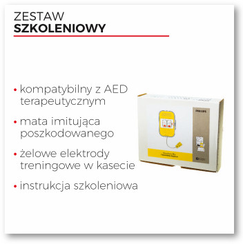 Zestaw szkoleniowy do AED Philips FRx zalety